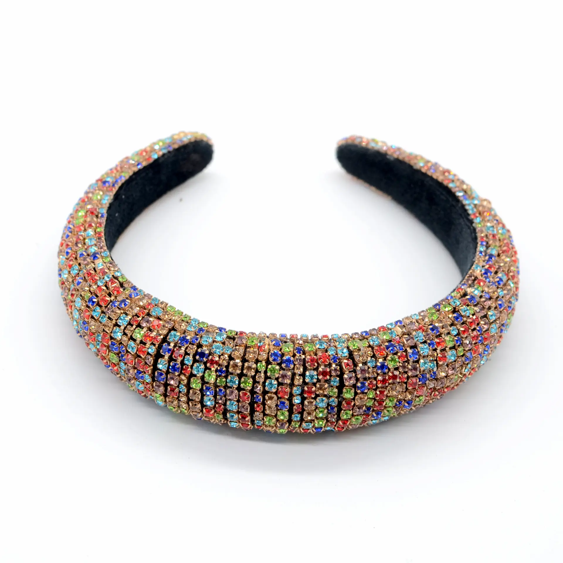 Rock Headband Wide-edge Rhinestone Headband