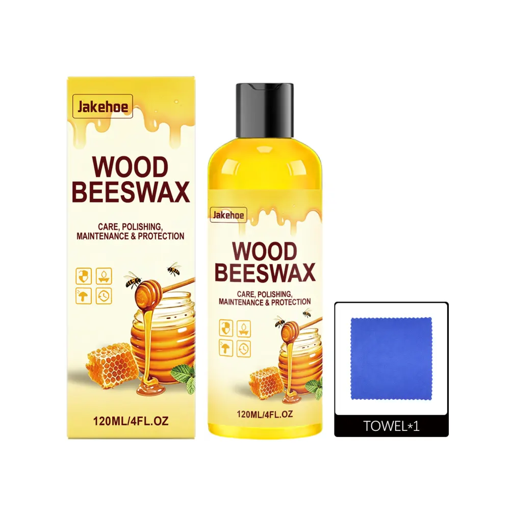 Beeswax Polishing Care Agent 120ml Bottle 1 Towel Box