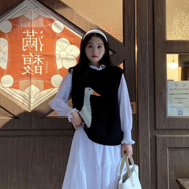 Loose Sleeveless Pullover Vest Sweater Coat