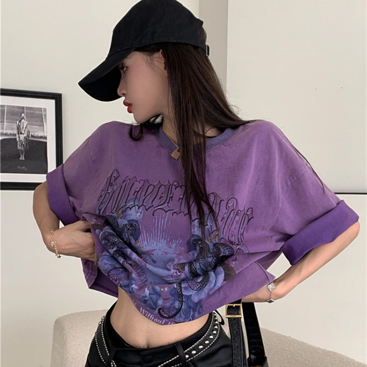 Washed Brushed And Worn Short Sleeves