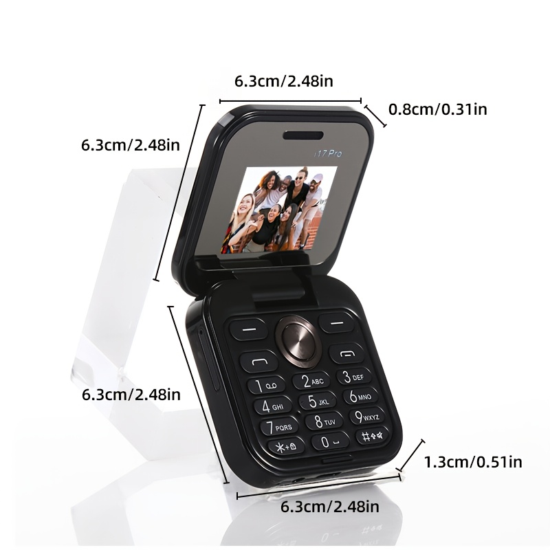 2G Mini Phone With Dual SIM Cards & Dual Standby - Compact Travel-Friendly Design, USB-C Charging, 2, 5-14V, 320x240 Resolution, Wireless Connectivity For Calls, Texts, Music - Ideal For Outdoor Activ