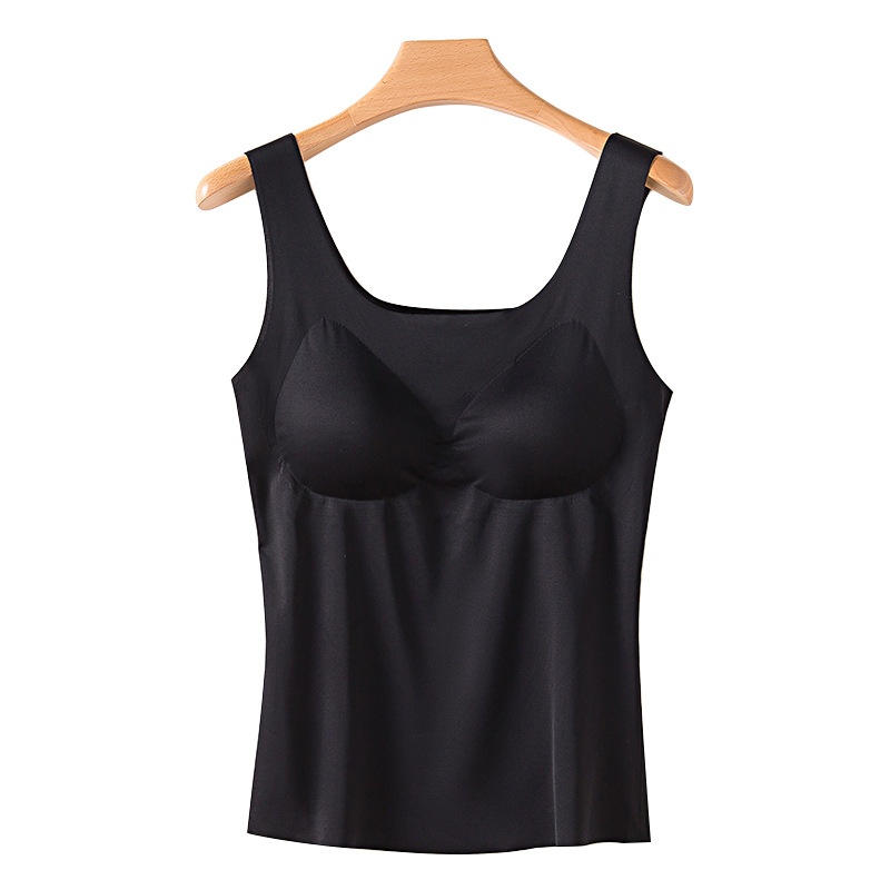 Women's Fashion Simple Solid Color Modal Padded Vest