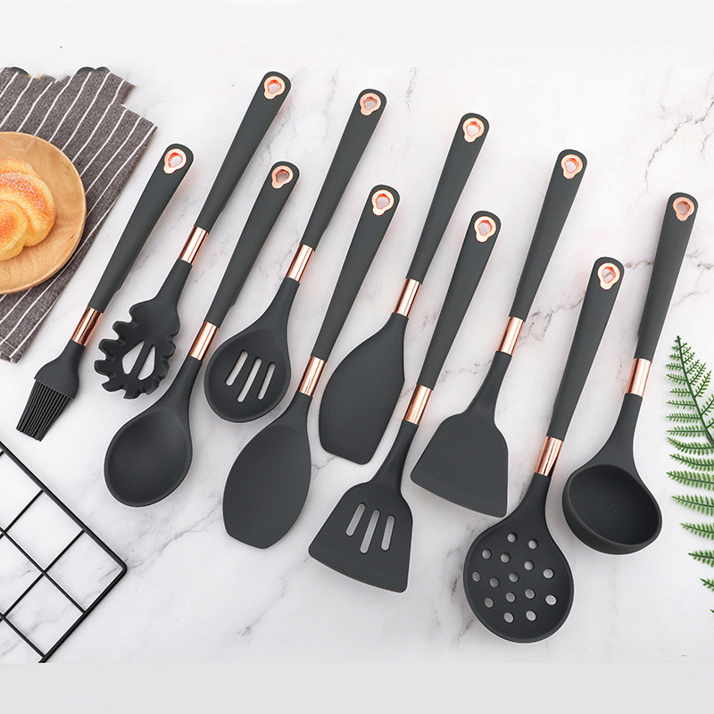 Title 10, Silicone Kitchenware 10 Piece Kitchenware Set N...