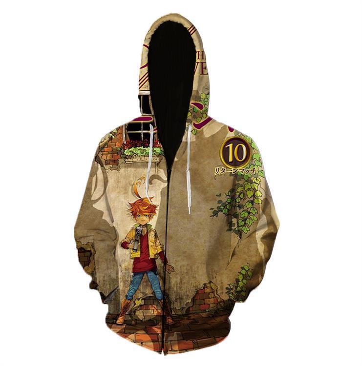 The Promised Neverland Anime Casual Fashion Sweatshirt