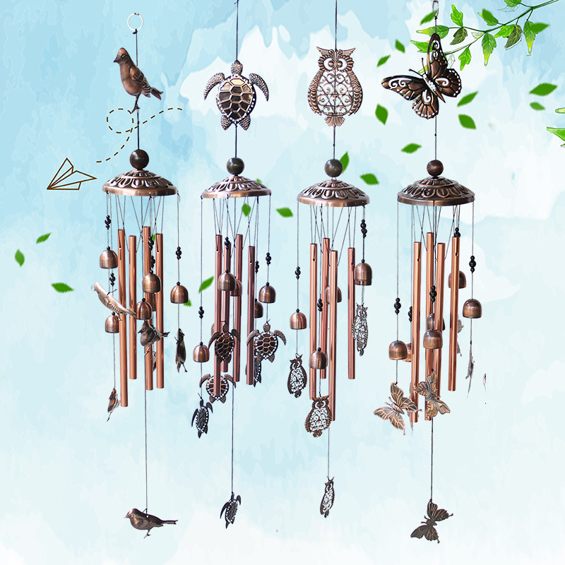 Retro Metal Turtle Iron Wind Chimes - Image 8