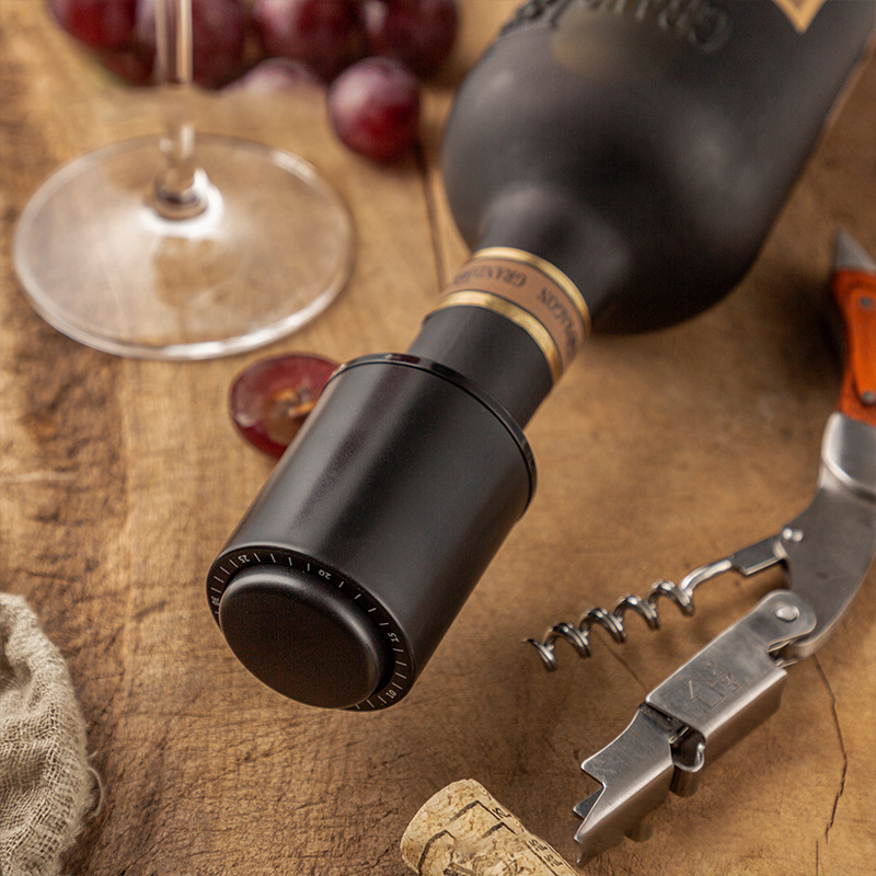 Vacuum Wine Stoppers - Reusable Preserver & Gifts. KEEP YOUR WINE FRESH LONGER - Minimize wine oxidation by sucking the air out of the bottle. Just pump the vacuum wine stopper several times until it sucks itself tightly. This will help preserve your wine