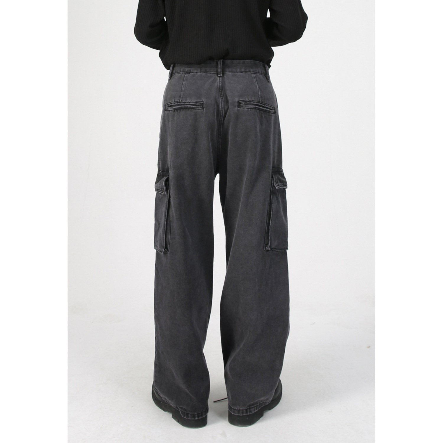 Men's Jeans Work Clothes Hip-hop Loose Vintage Trousers