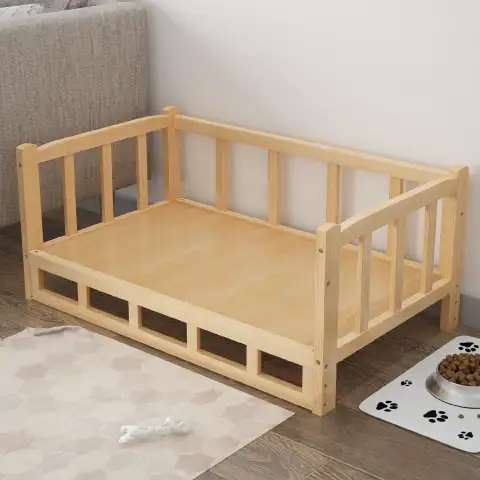 Bed Summer Wooden Bed Pet Dog Bed
