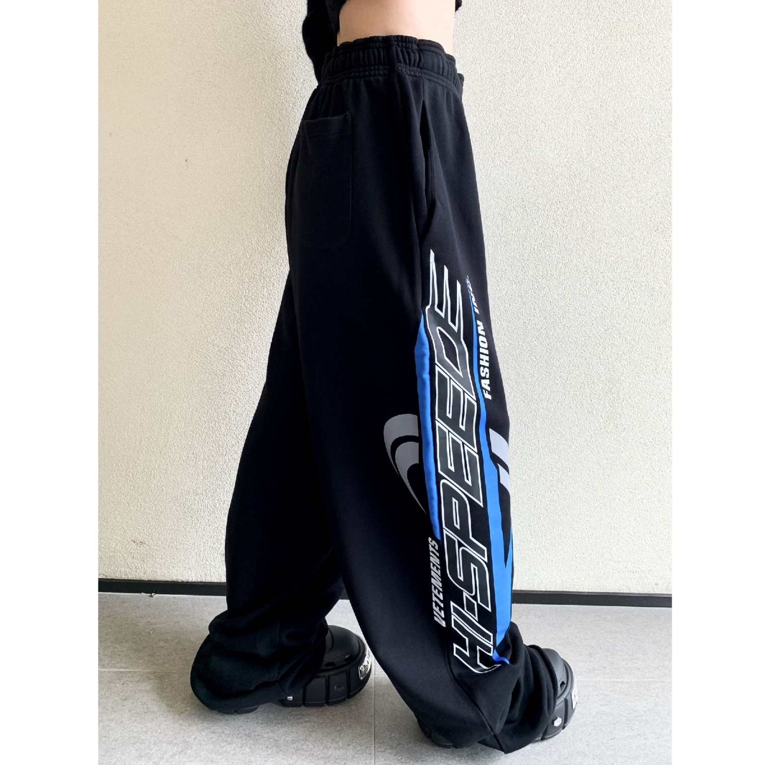 Title 6, Casual Loose Fitting Wide Leg Sports Pants