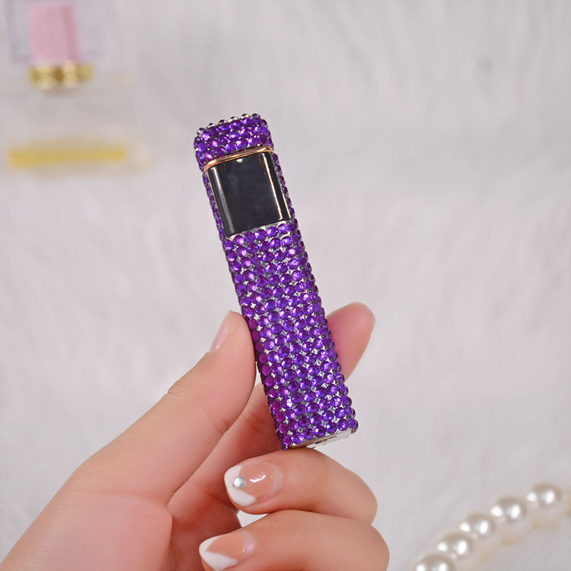 Title 6, Rhinestone Touch Screen USB Rechargeable Windpr...