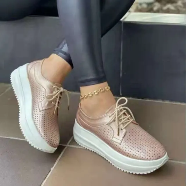 New Large Size Sneakers Platform Platform Pink - Shop at LoveMi