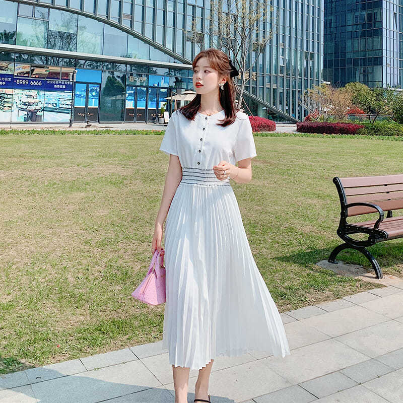 The New Waist Is Thin And Popular Pleated Skirt
