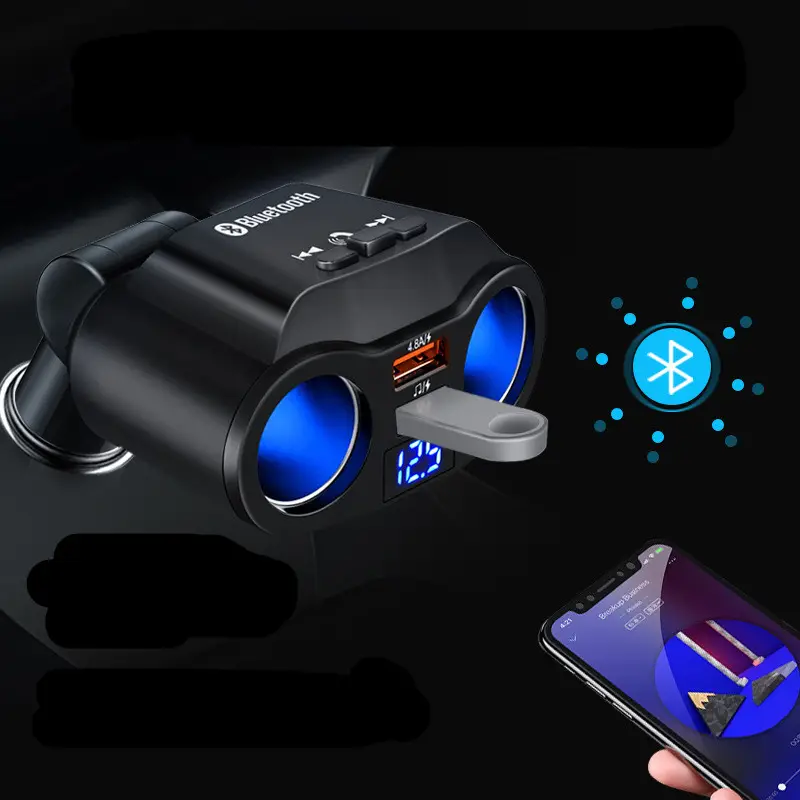 Car Bluetooth Receiver Mp3 Player Fm Audio