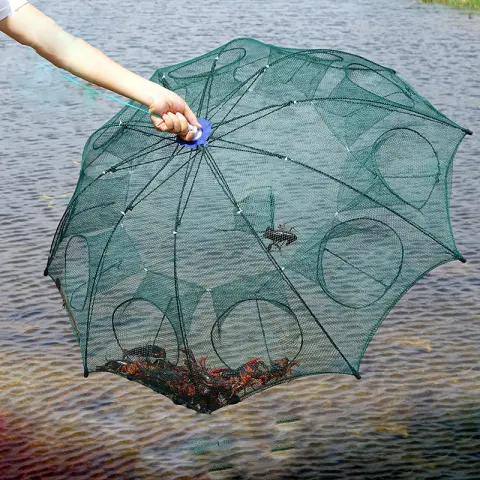 Automatic Folding Fishing Umbrella Net
