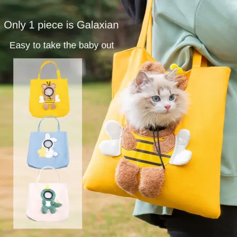 Little Bee Design Cat Dog Carrier Bags Portable Breathable