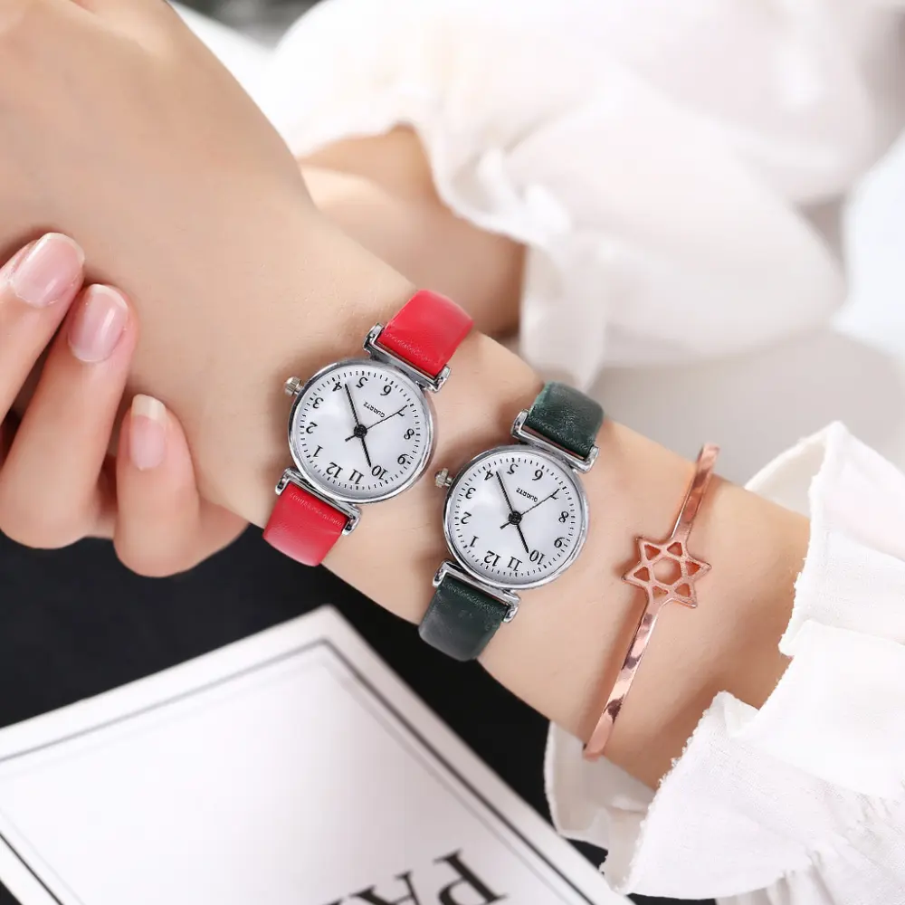 Small and Simple Temperament Student Quartz Watch with Thin