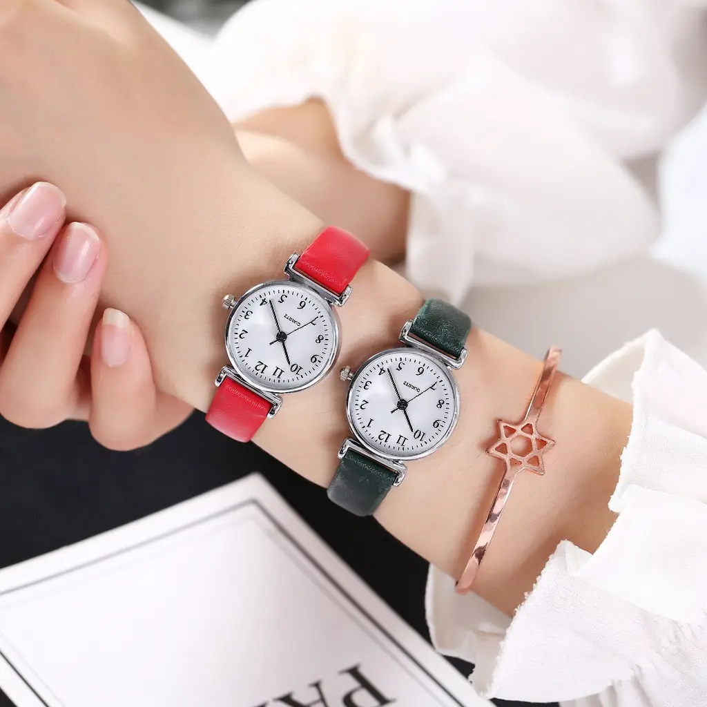 Small And Simple Temperament Student Quartz Watch