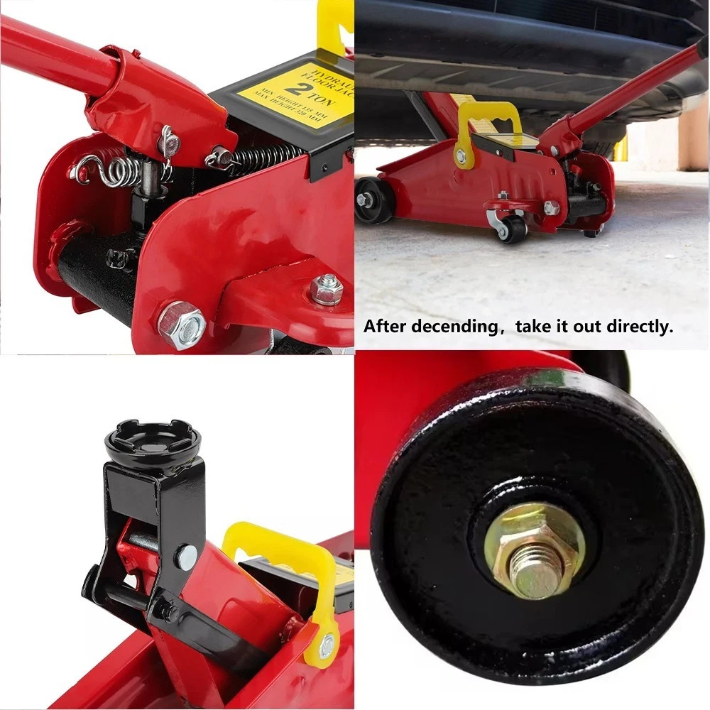 2 Ton Tonne Hydraulic Trolley Floor Jack With Plastic Storage Carry Case Car Van — image 7