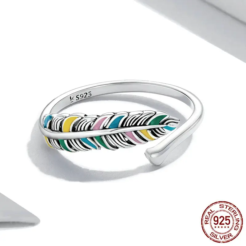 Mysteriously Elegant Mythical 925 Silver Finger Ring Bracelet