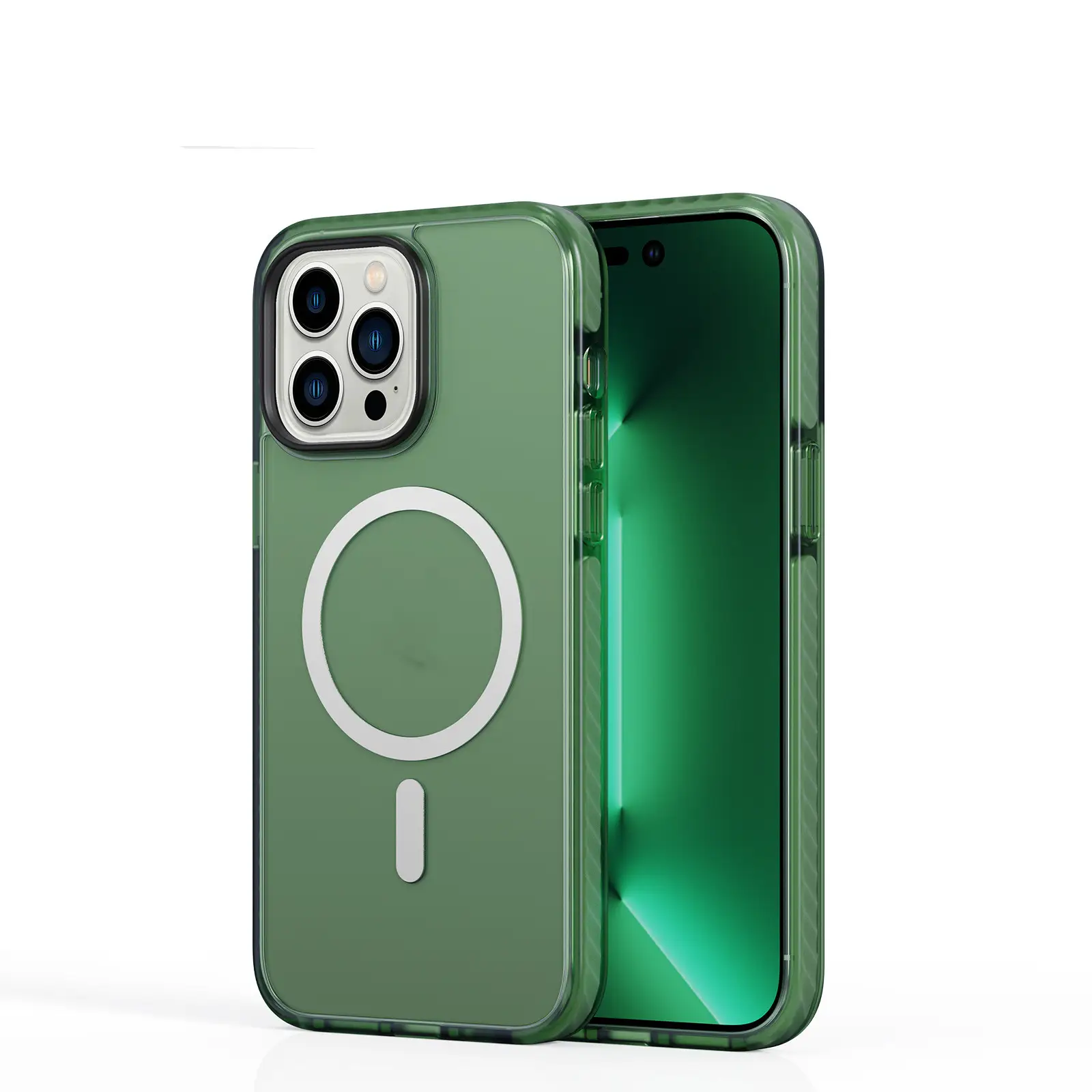 Frosted Translucent Magnetic Phone Case Protector