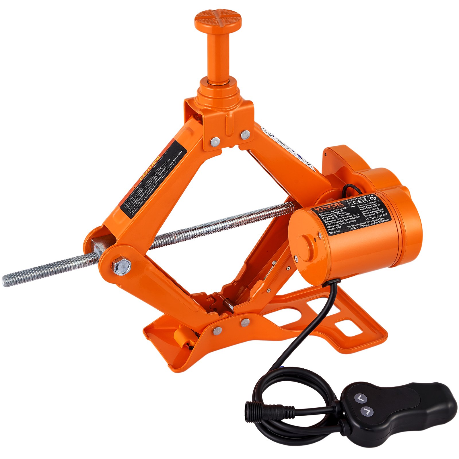 VEVOR Electric Car Jack, 3 Tons 6600 Lbs Scissor Jack With Electric Impact Wren