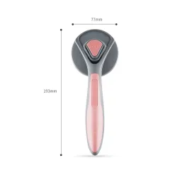 Cat Petting Hair Removal Comb Massage Hair Removal Brush - Cherry Blossom Powder - View 1