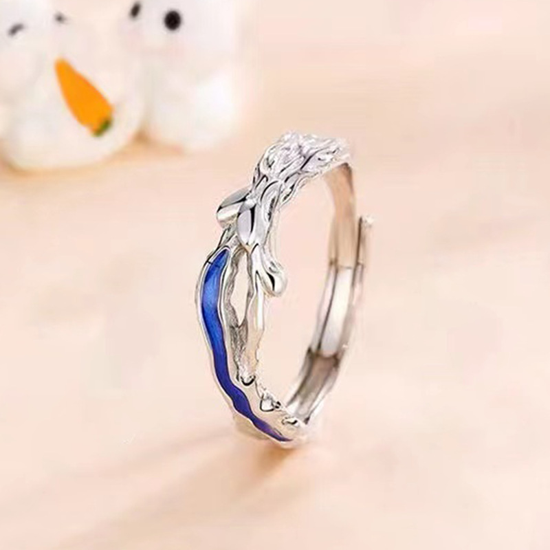 Laurel Star Rabbit Couple Ring
