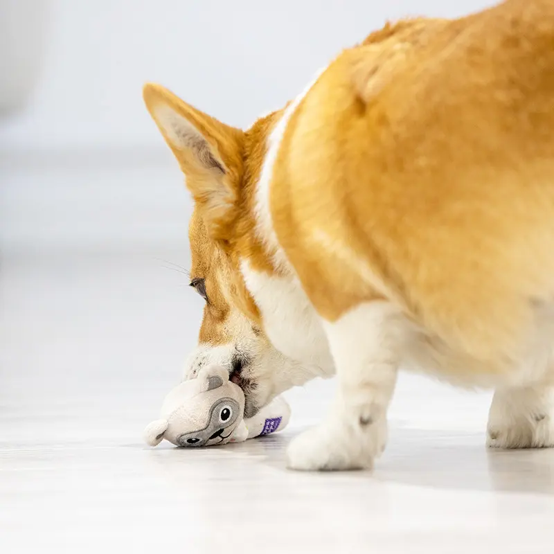 Milky Cute Barking Stick Series Sounding Plush Toy Dog