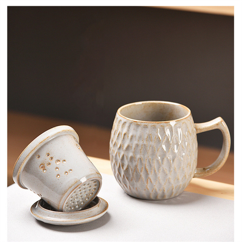 Nordic Minimalist Tea Separation Filter With Lid Office Cup