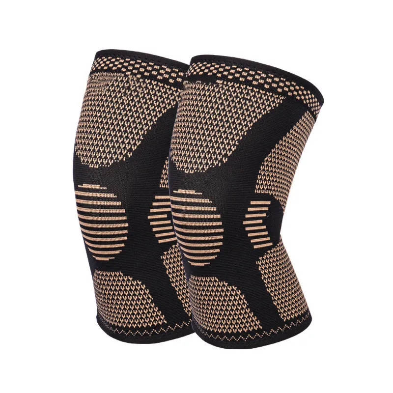 Sports Kneepad Silicone Spring Bar Support Protector - No Word-L