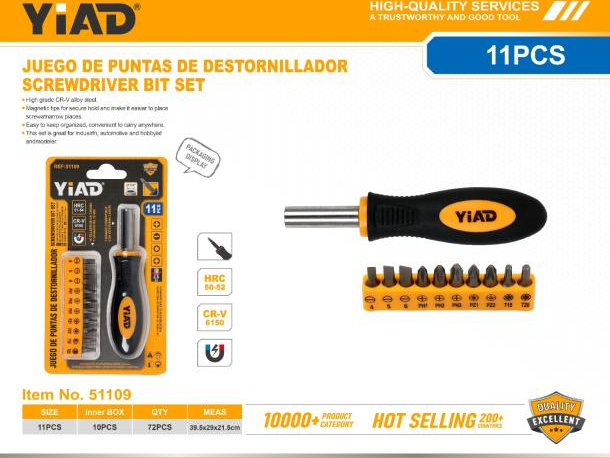 11-piece Screwdrivers Head Set -Only Support Self-pickup, Free Shipping Price Is Anti-auction Pric