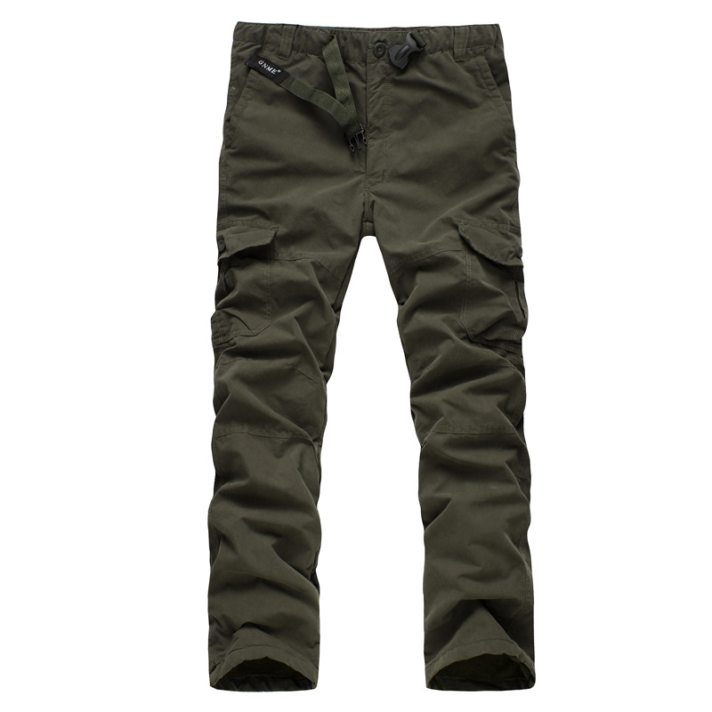 Title 5, Winter Plush and Thickened Casual Pants Men