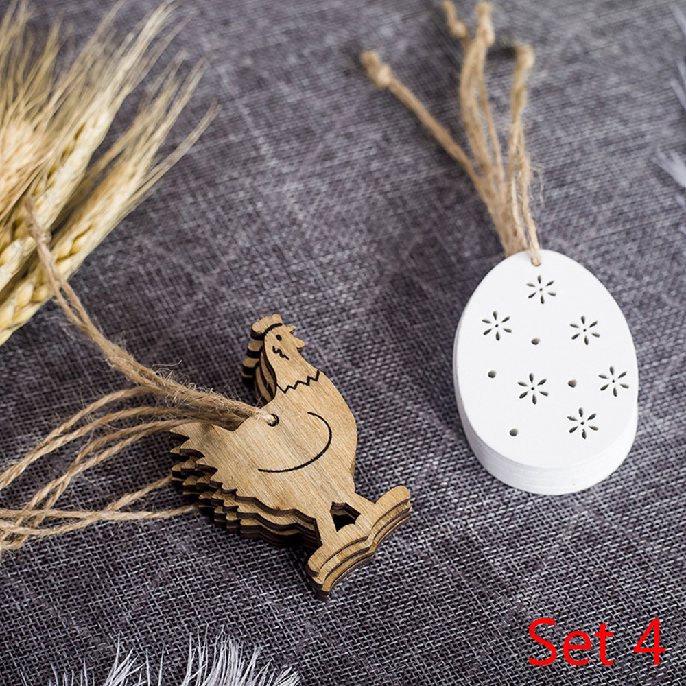 Easter Wooden Decorative Pendant Decorations — foto 5