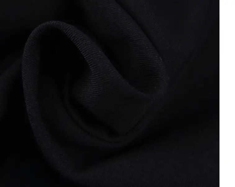 Black Floor-length Trousers Loose High Waist-down Trousers