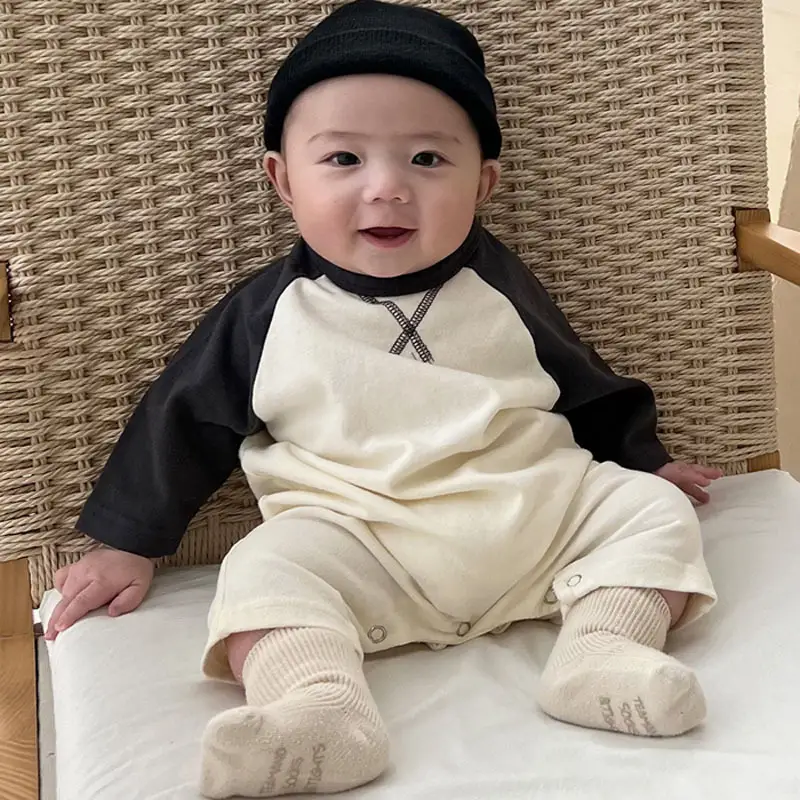 Baby Contrast Color Comfortable Casual One Piece