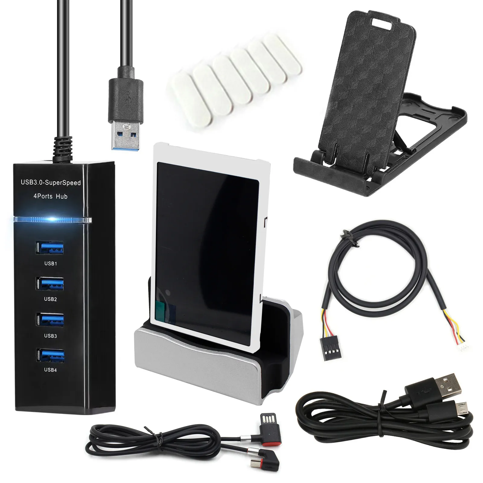3.5-inch Computer Small Secondary Screen IPS Full View USB Chassis Monitor Date Display – image 4