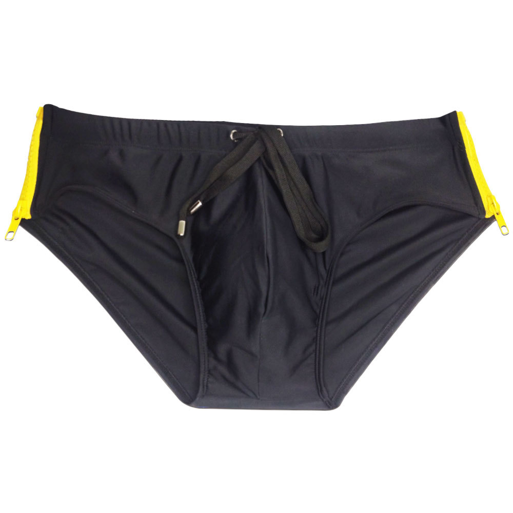 Men's New Side Double Zipper Briefs