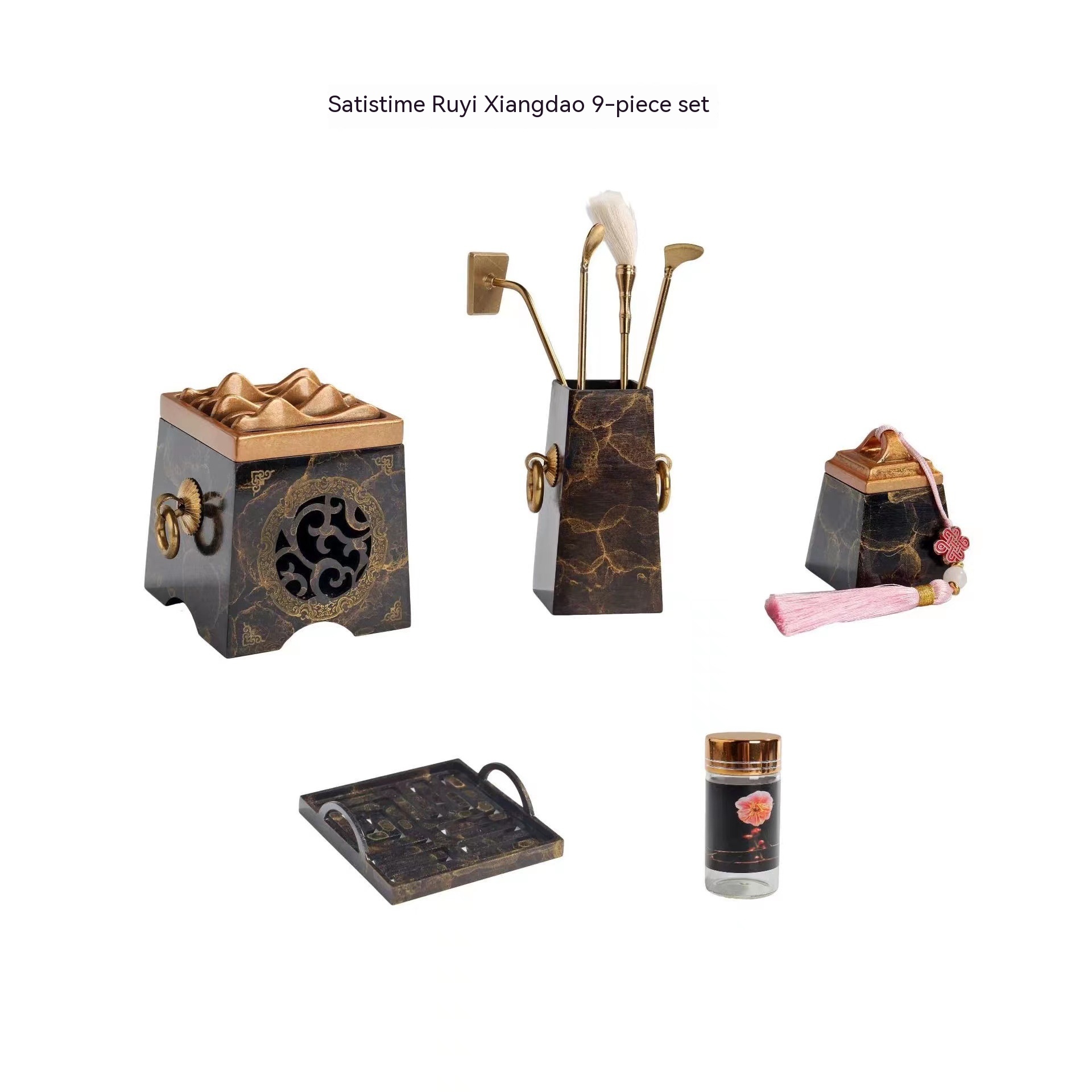 Title 4, Professional Taoist Incense Utensils Square Wel...