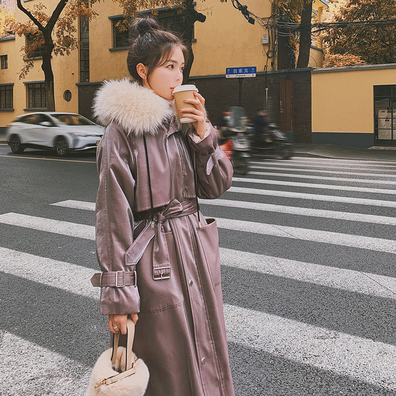 Women's Mid-length Over-the-knee Cotton-padded Jacket Overcomes