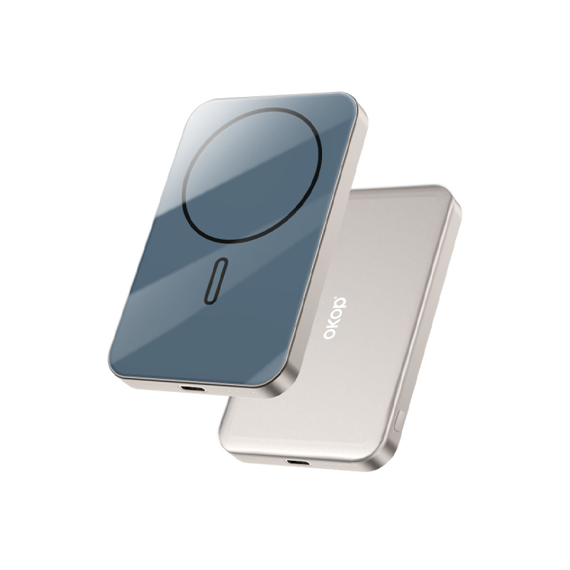 KP-712 Magnetic Wireless Power Bank 3C Certified Compact Portable 5000mAh High Capacity Fast Charging Suitable For Outdoor Use In Stock