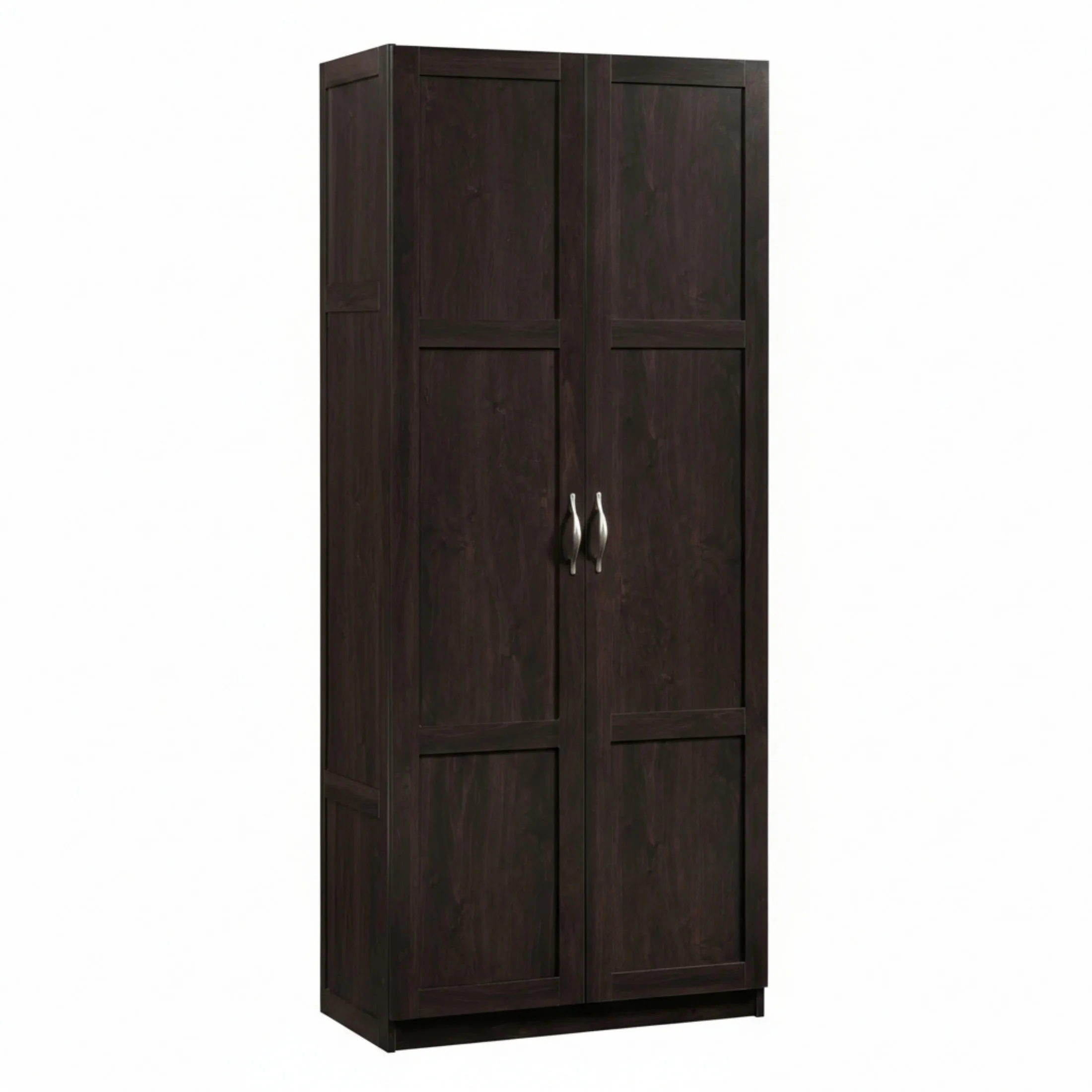 71-inch Wooden Storage Cabinet, Standalone Cabinet, Four-layer Family Storage Unit