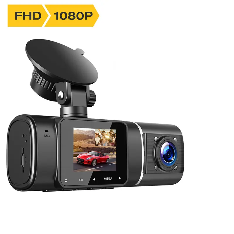 High-definition Night Vision Dual-lens Driving Recorder 1.5-inch Screen Wide-angle