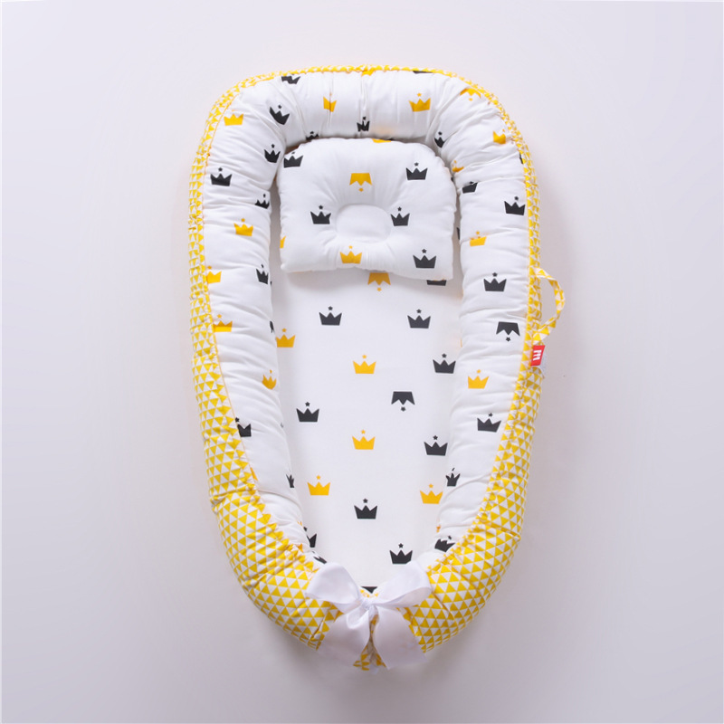 Bionic Baby Nest Pillow – Soft, Breathable Infant Lounger Crib