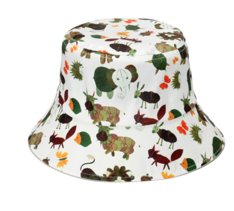 Spring And Summer Geometric Lattice Flowers Sun Female Fisherman Hat — foto 20
