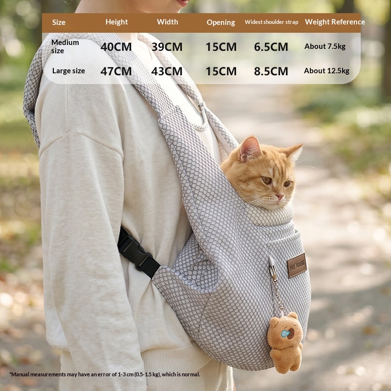 Bolso de transporte para gatos, mochila de verano transpirable, portátil y a prueba de fugas, de gran capacidad, para perros; bolsa de viaje para mascotas; producto muy popular para viajes transfronterizos