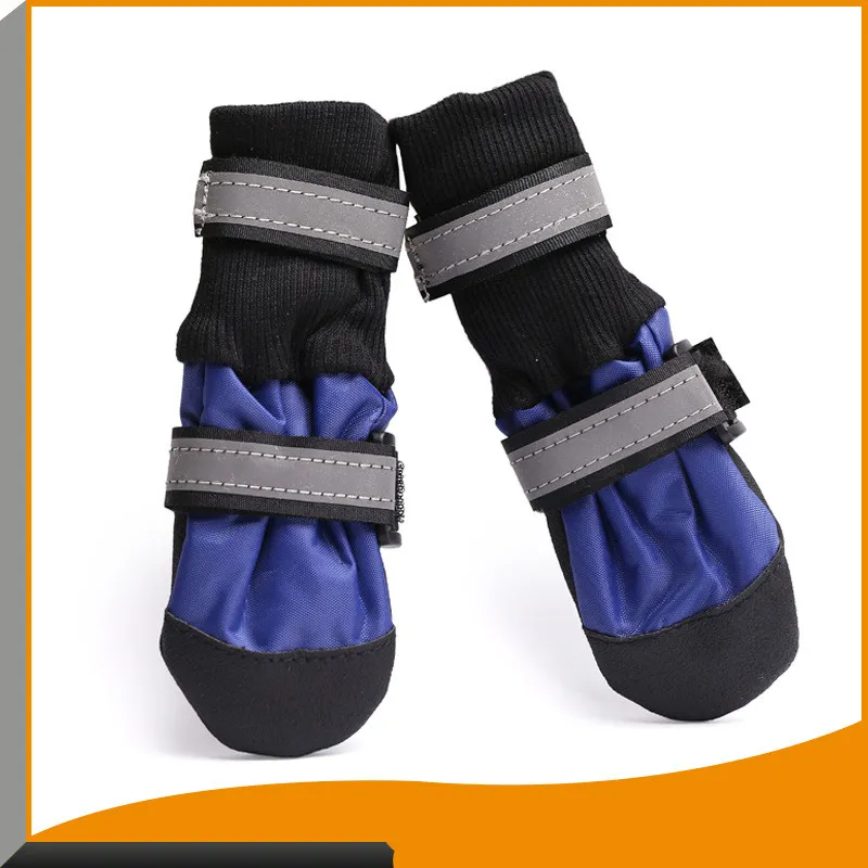 Big Walking Indoor And Outdoor Dog Shoes - Blue