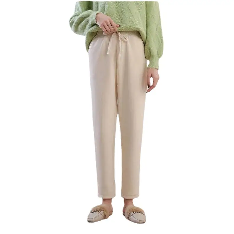 Plus Velvet Casual Straight Loose Loose Wild Thin Harem Pants