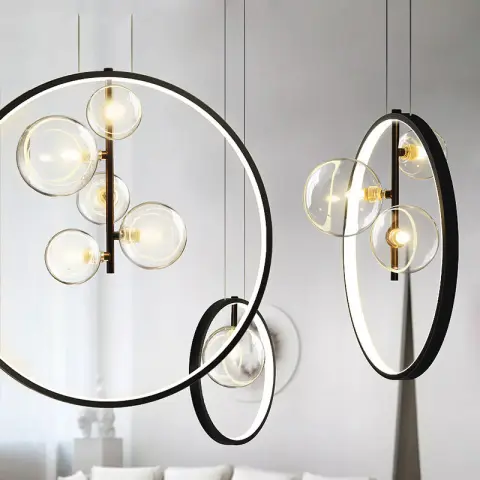 Modern Nordic Minimalist Bubble Chandelier