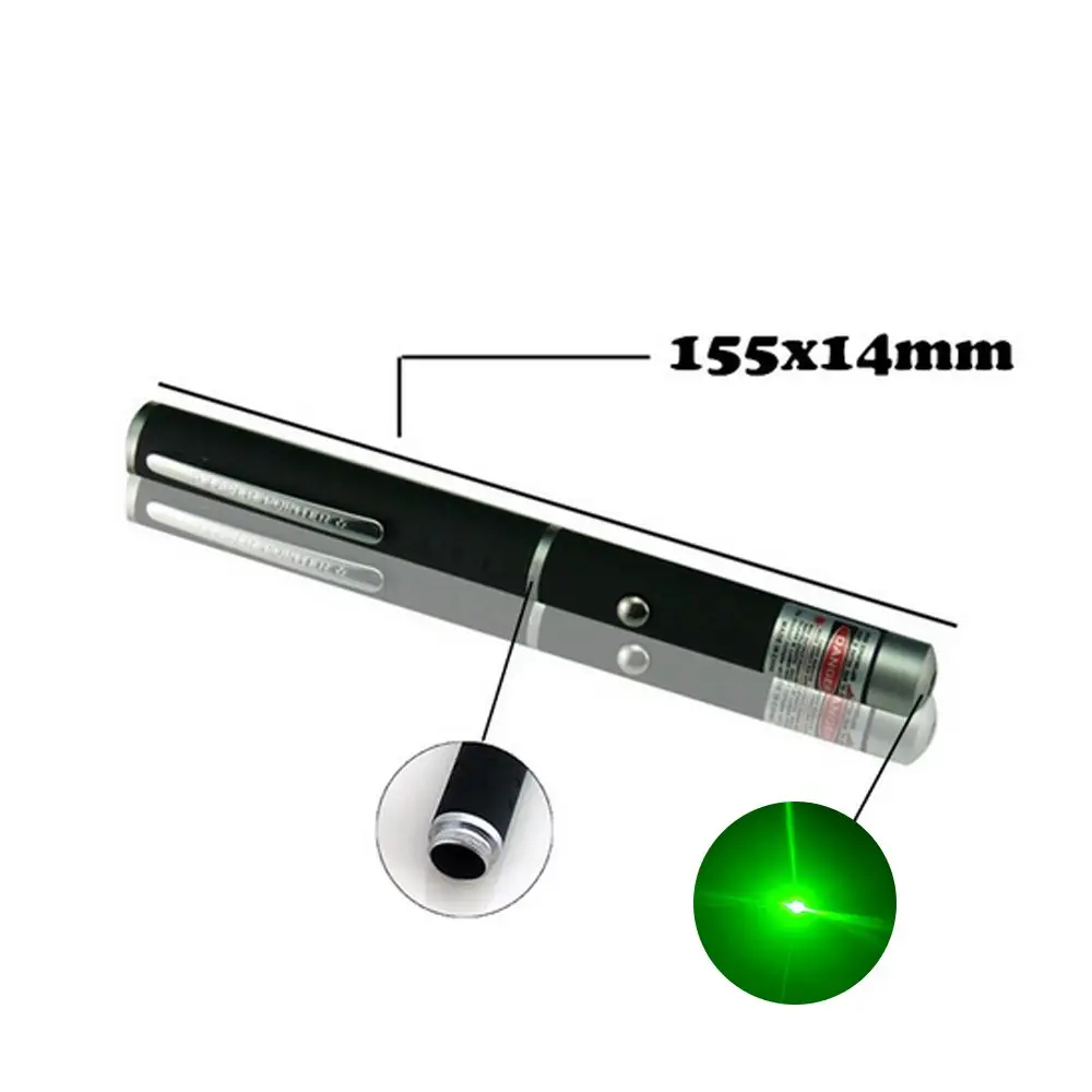 532nm Green Laser Pointer Pen Light Visible Single Beam AAA Lazer Torch 5PCS Mini Small Teaching Pen Light Pet Toys