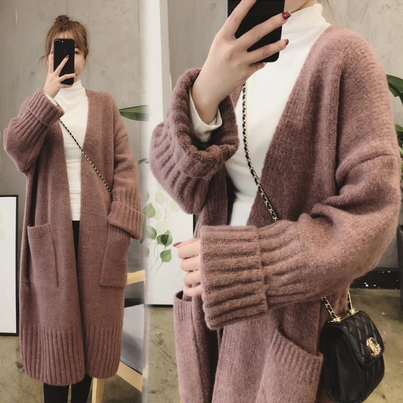 Loose And Lazy Style Mid-length Thick Sweater